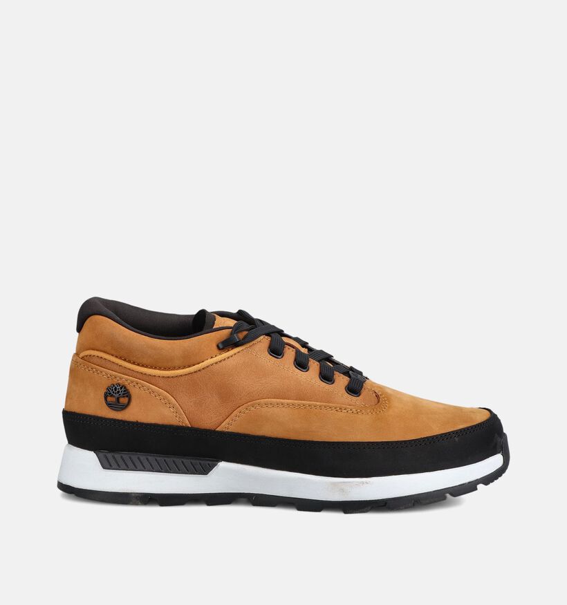 Timberland Euro Grid Baskets Mid en Cognac/Noir pour hommes (378144) - pour semelles orthop&eacute;diques