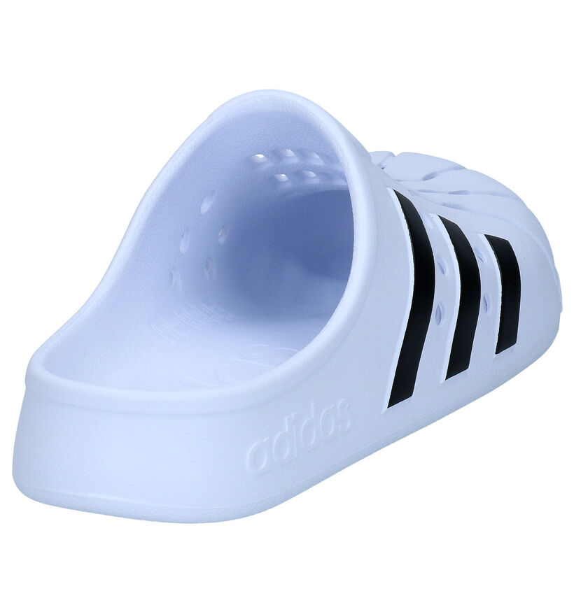 adidas Adilette Clog Nu-pieds en Blanc en synthétique (291825)