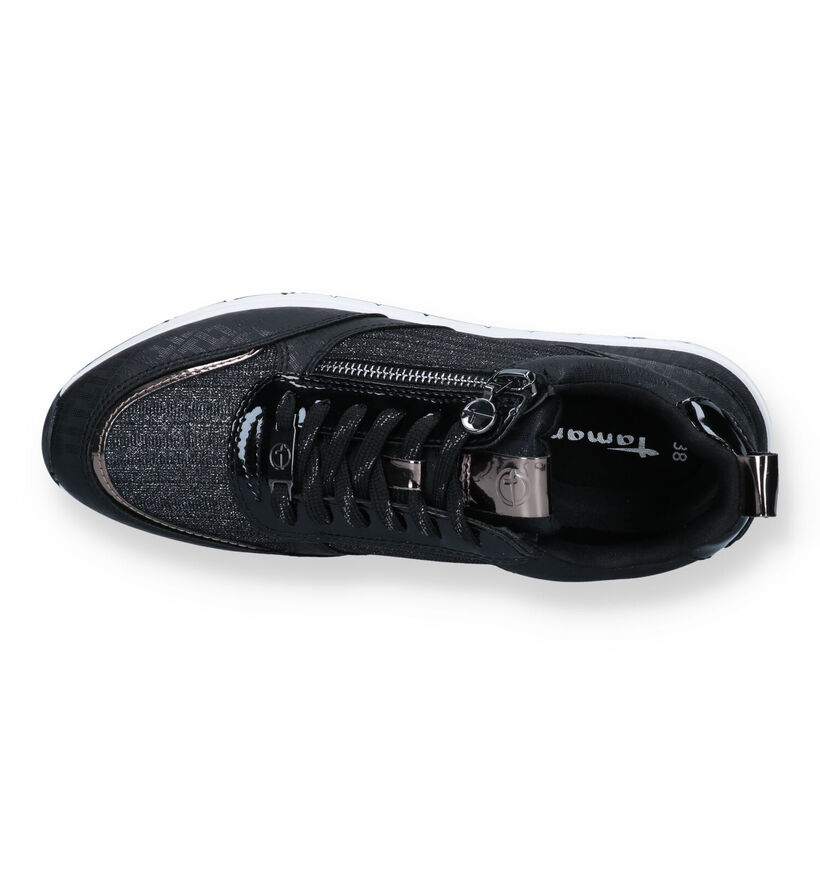 Tamaris Zwarte Sneakers voor dames (328294) - geschikt voor steunzolen