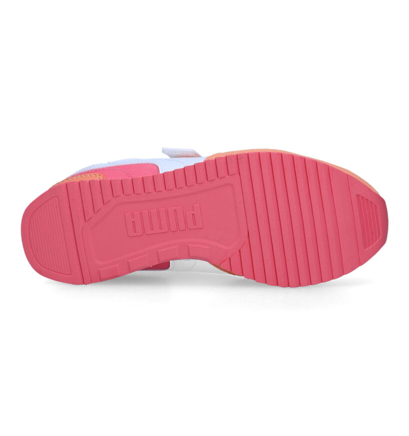 Puma R78 Baskets en Blanc pour filles (318763) - pour semelles orthopédiques