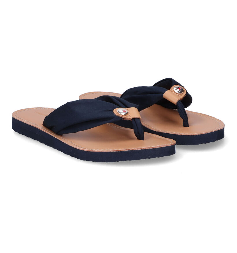 Tommy Hilfiger Blauwe Teenslippers voor dames (303958)