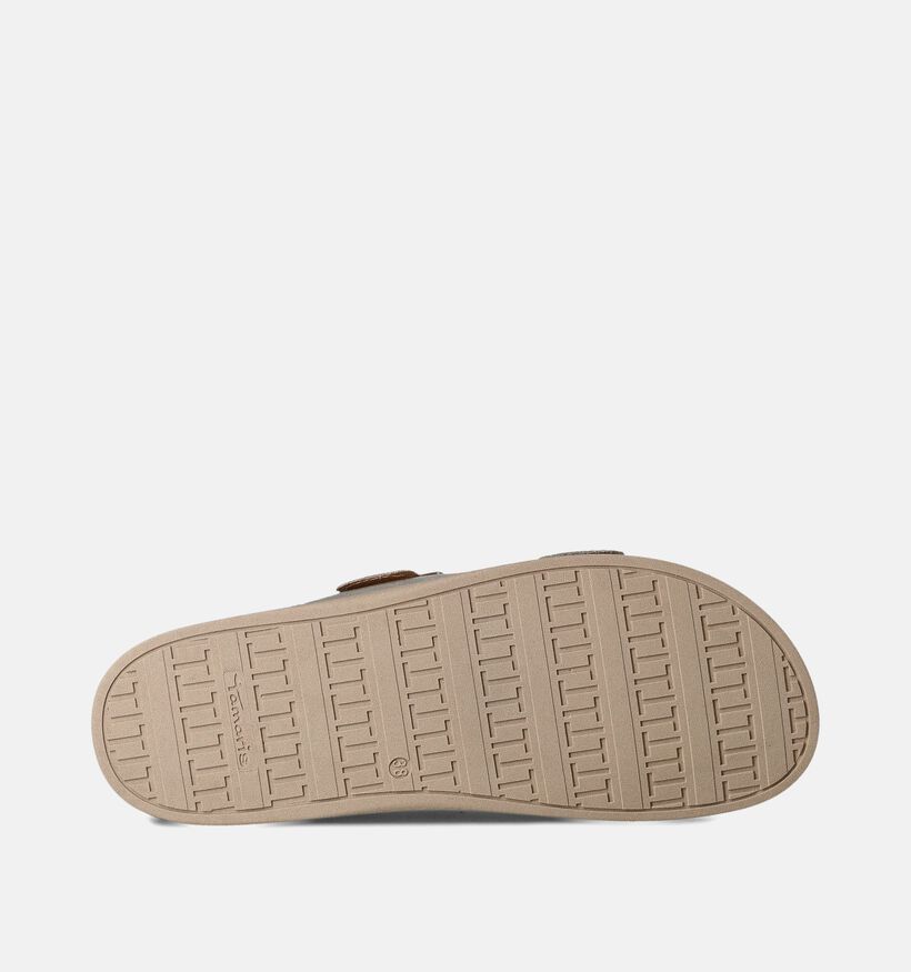 Tamaris Gouden Platte slippers voor dames (354347)