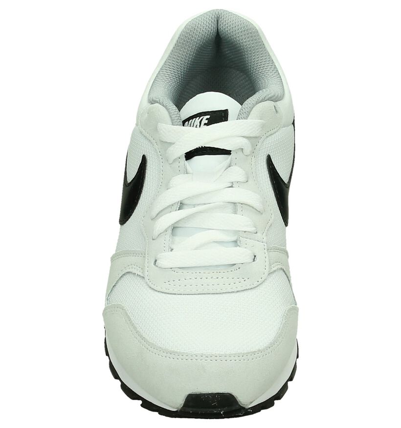 Rode Sneakers Nike MD Runner2 in daim (200134)