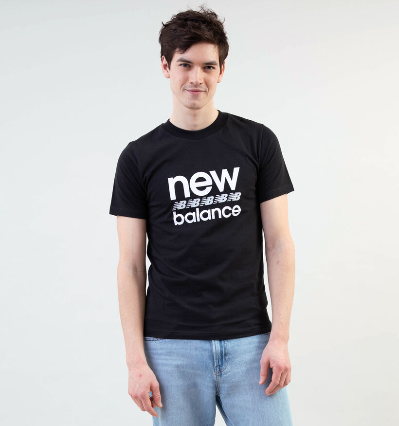 New Balance Zwart T-shirt voor heren (354013)