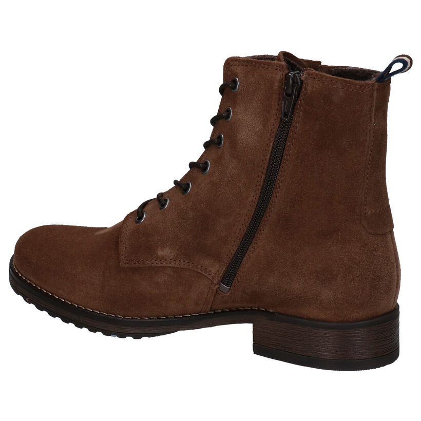 Hush Puppies Galmo Bottillons en Brun en daim (292706)