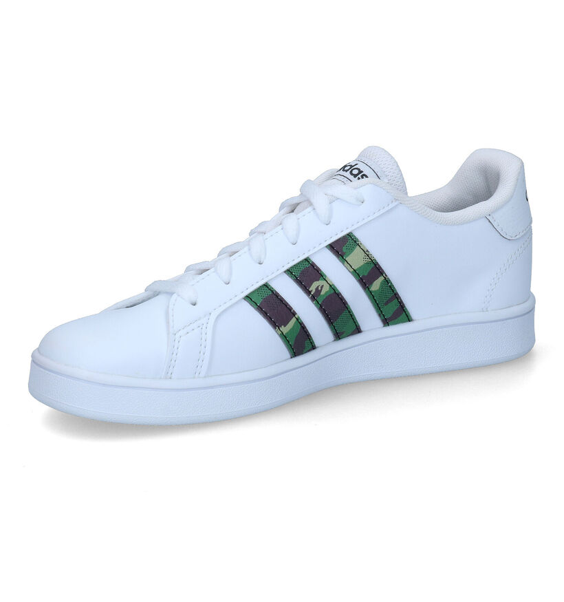 adidas Grand Court 2.0 EL Zwarte Sneakers voor jongens, meisjes (324121)