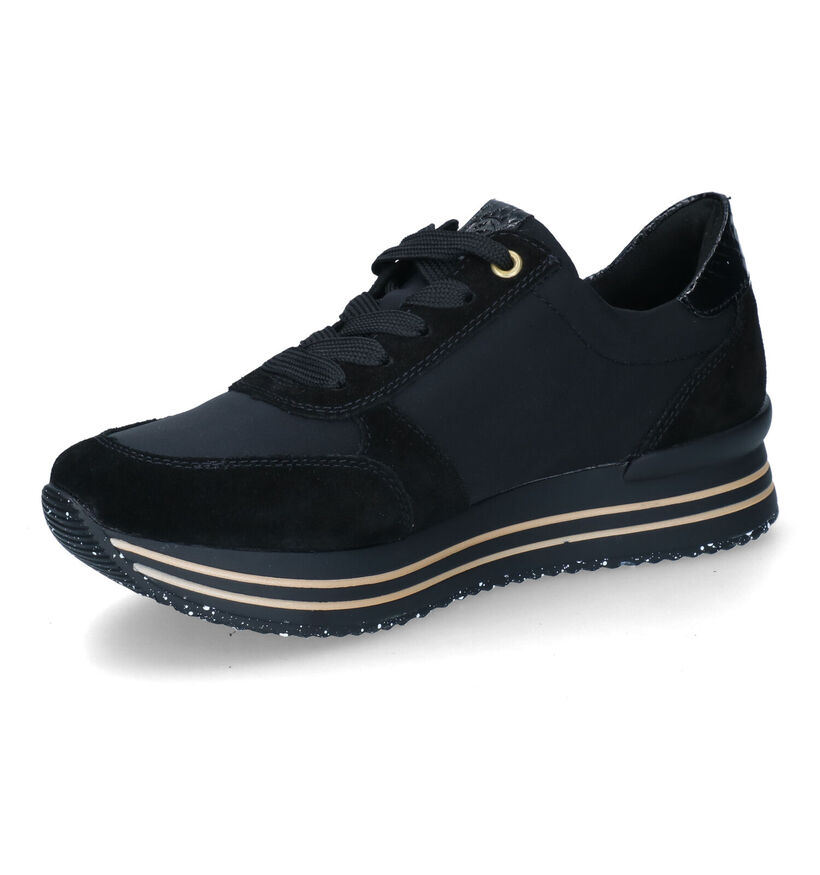 Remonte Zwarte sneakers in nubuck (312329)