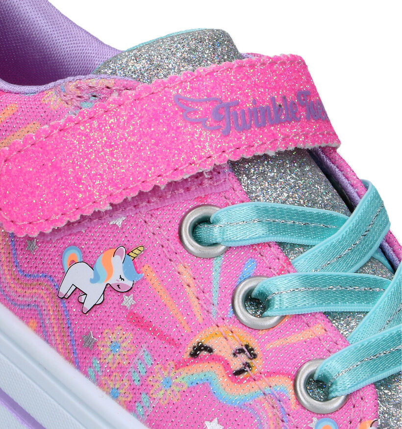 Skechers Twinkle Sparks Roze Sneakers met Lichtjes voor meisjes (319543)