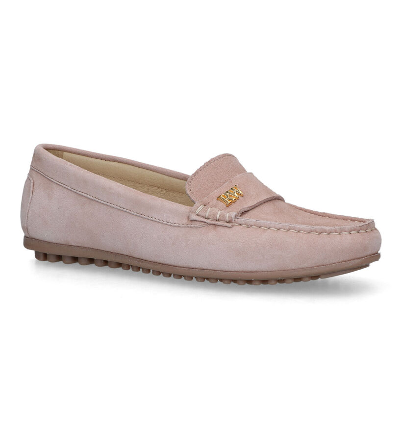 River Woods Letje Mocassins en Beige en nubuck (325837)