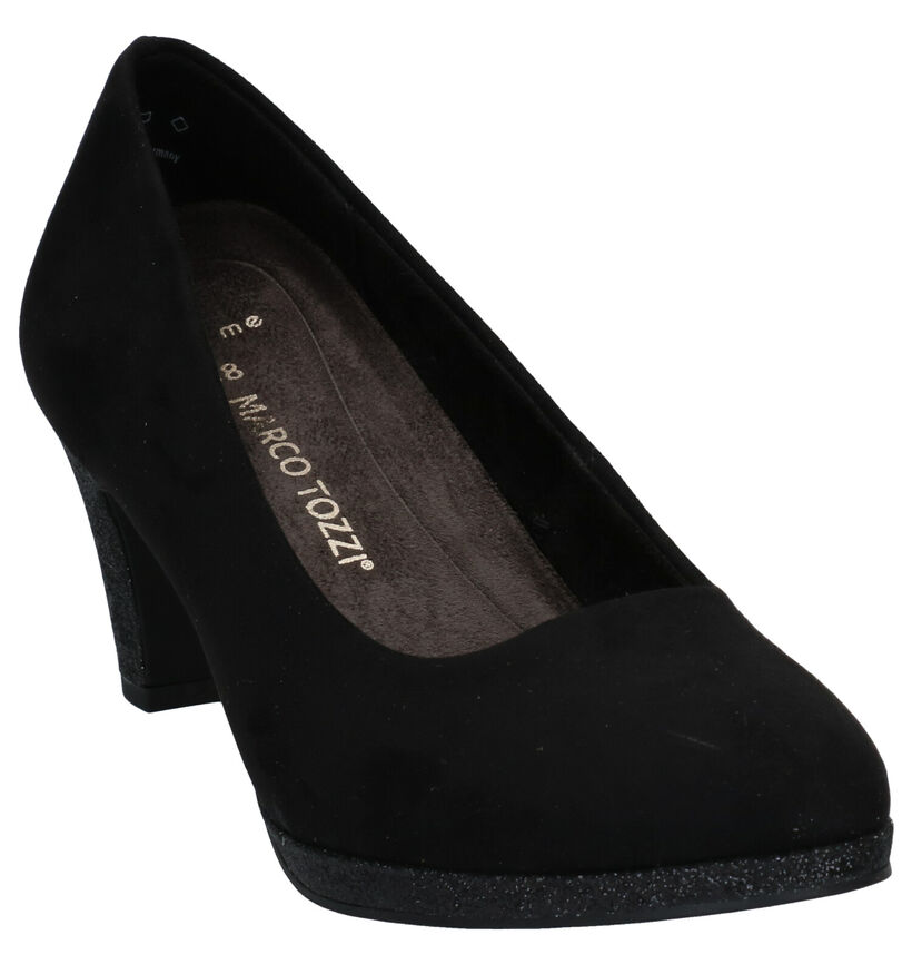 Marco Tozzi Zwarte Pumps in stof (280538)