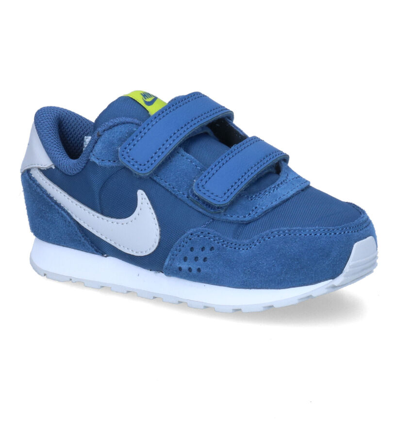 Nike MD Valiant Blauwe Sneakers in daim (308971)