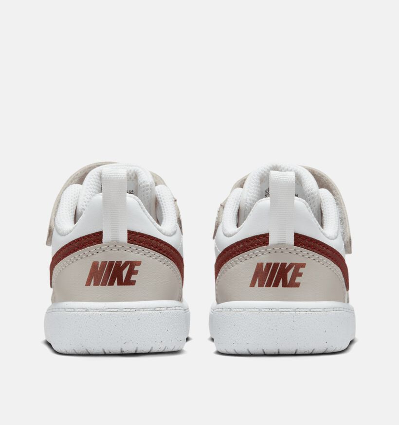Nike Court Borough Recraft HF Witte Sneakers voor jongens, meisjes (347987)
