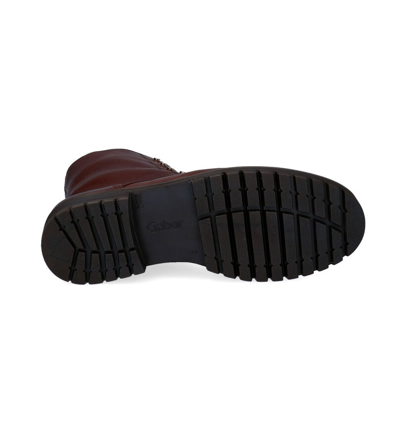 Gabor OptiFit Bottines en Brun pour femmes (297367) - pour semelles orthopédiques
