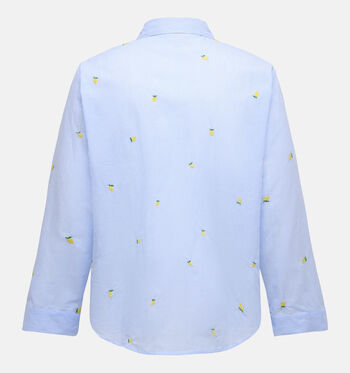 ONLY Carmakoma Blouses Blauw