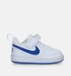 Nike Court Borough Witte Sneakers voor jongens, meisjes (340221)