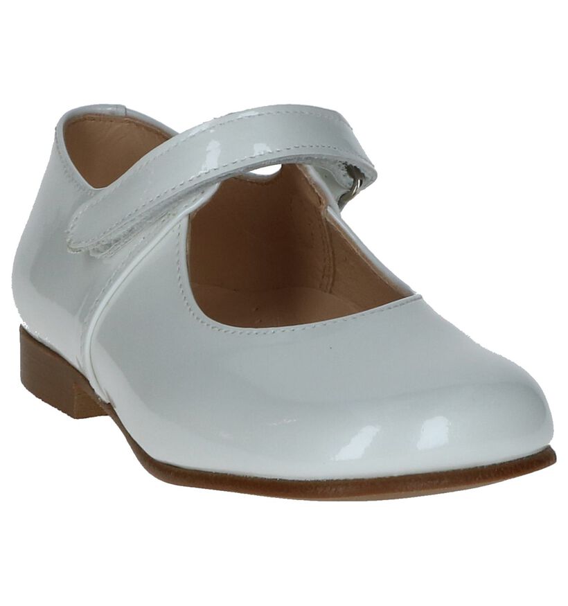 Eli Ballerines en Blanc en verni (245980)