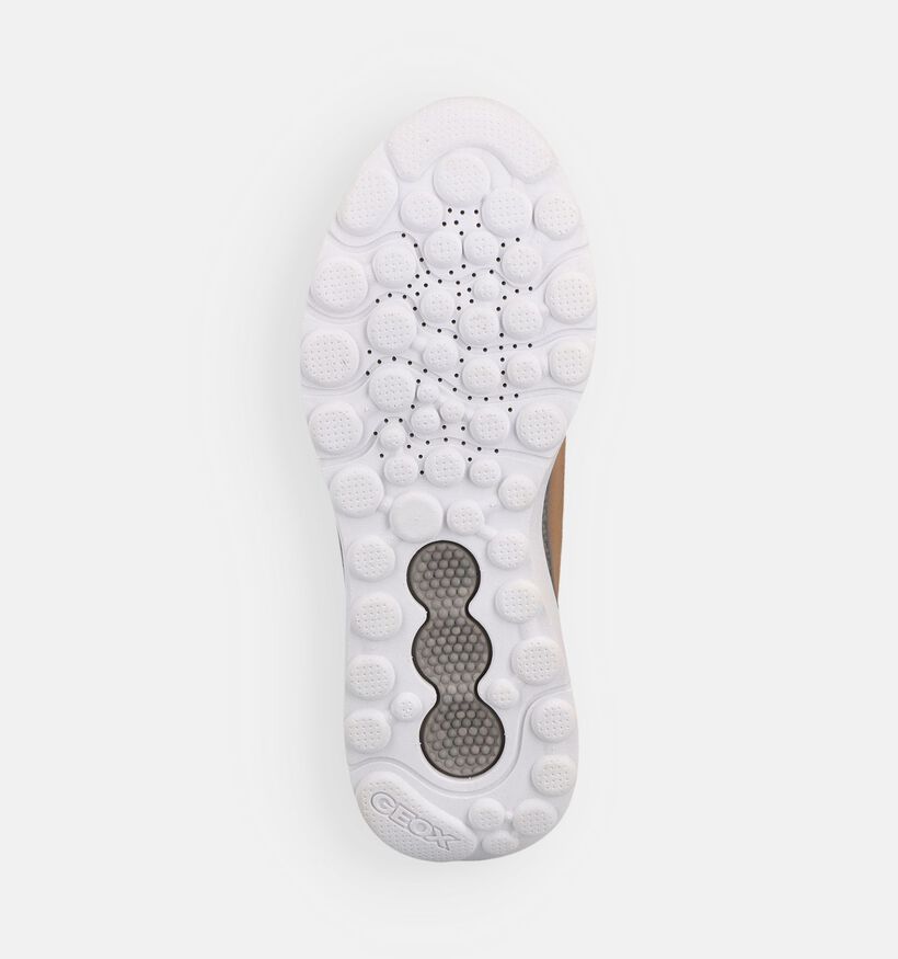 Geox Spherica Actif X1 Witte Veterschoenen voor heren (368028) - geschikt voor steunzolen