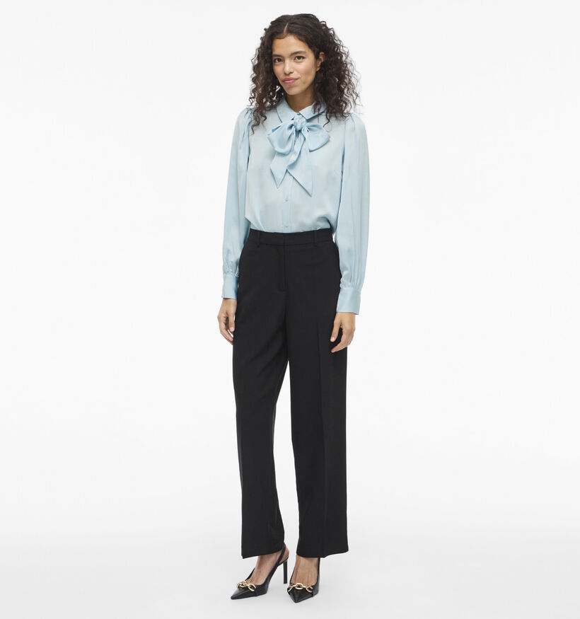 Vila Lucha Lichtblauwe Blouse met Strik voor dames (366151)