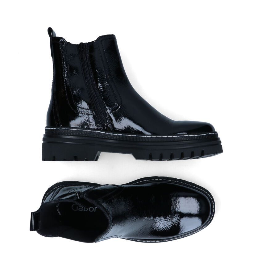 Gabor Best Fitting Chelsea en Noir pour femmes (315292) - pour semelles orthopédiques