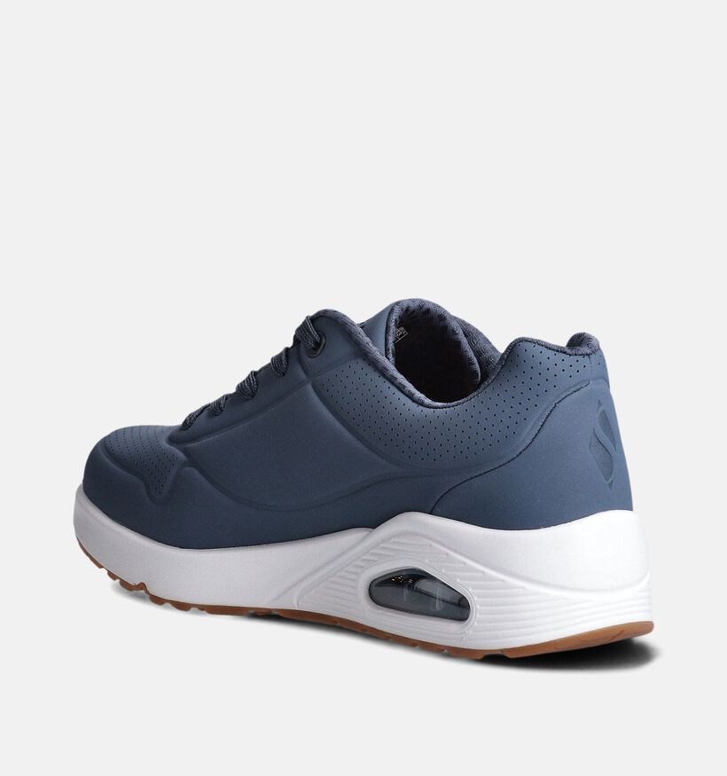 Skechers Uno Stand On Air Baskets en Bleu pour filles, garçons (360980)
