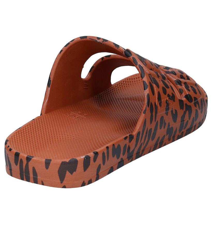 Freedom Moses Leo Cognac Slippers in kunststof (288373)