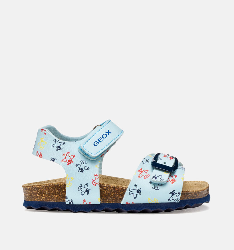 Geox B Chalki Sandales pour b&eacute;b&eacute; en Bleu pour gar&ccedil;ons (368861)