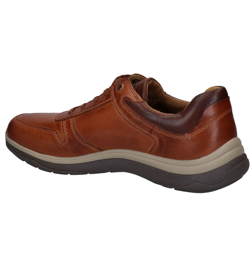 Camel Active Peak Chaussures à lacets en Cognac en cuir (291039)