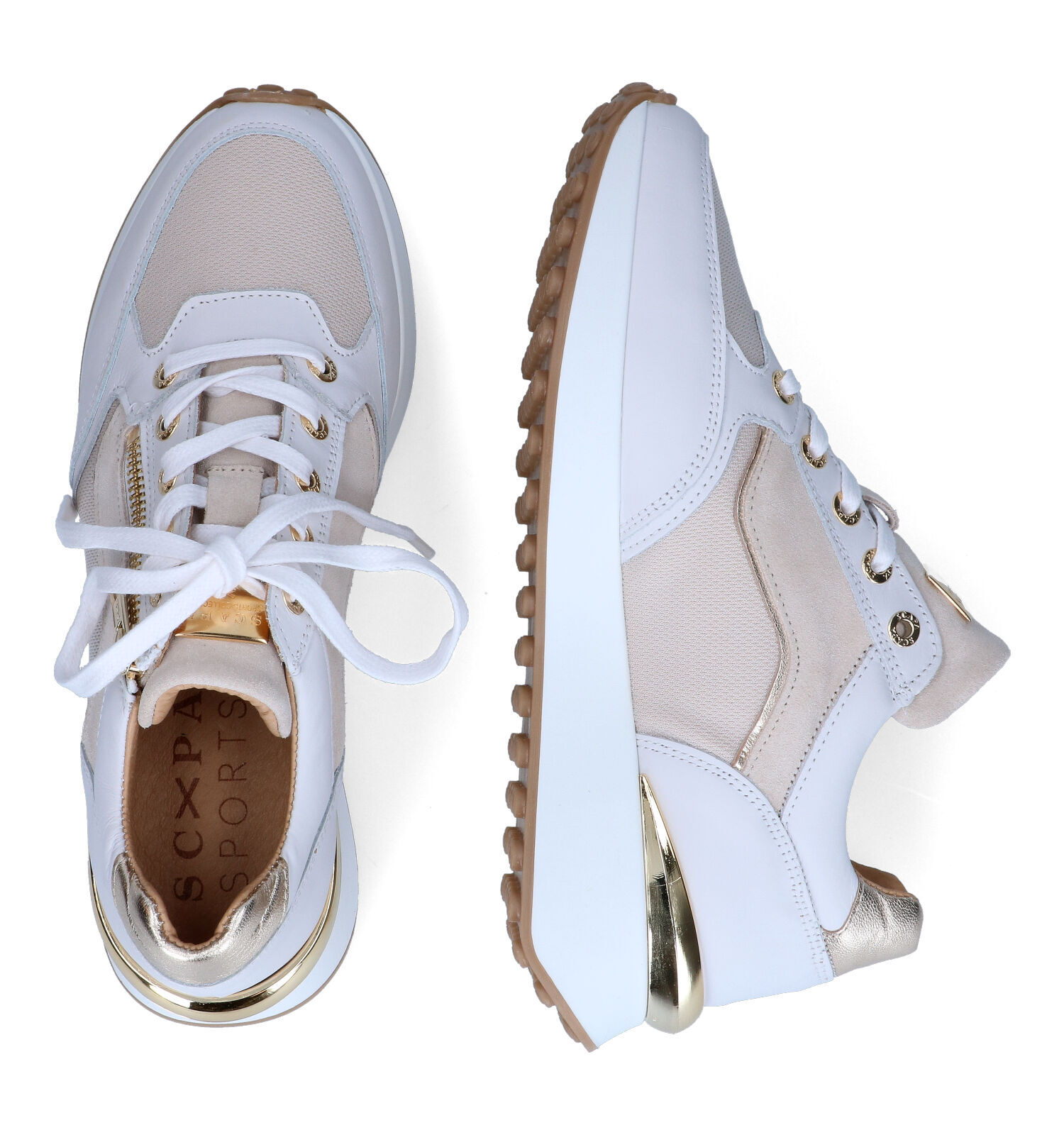 Scapa Baskets casual en Beige clair Femmes Baskets en ligne sur TORFS.BE