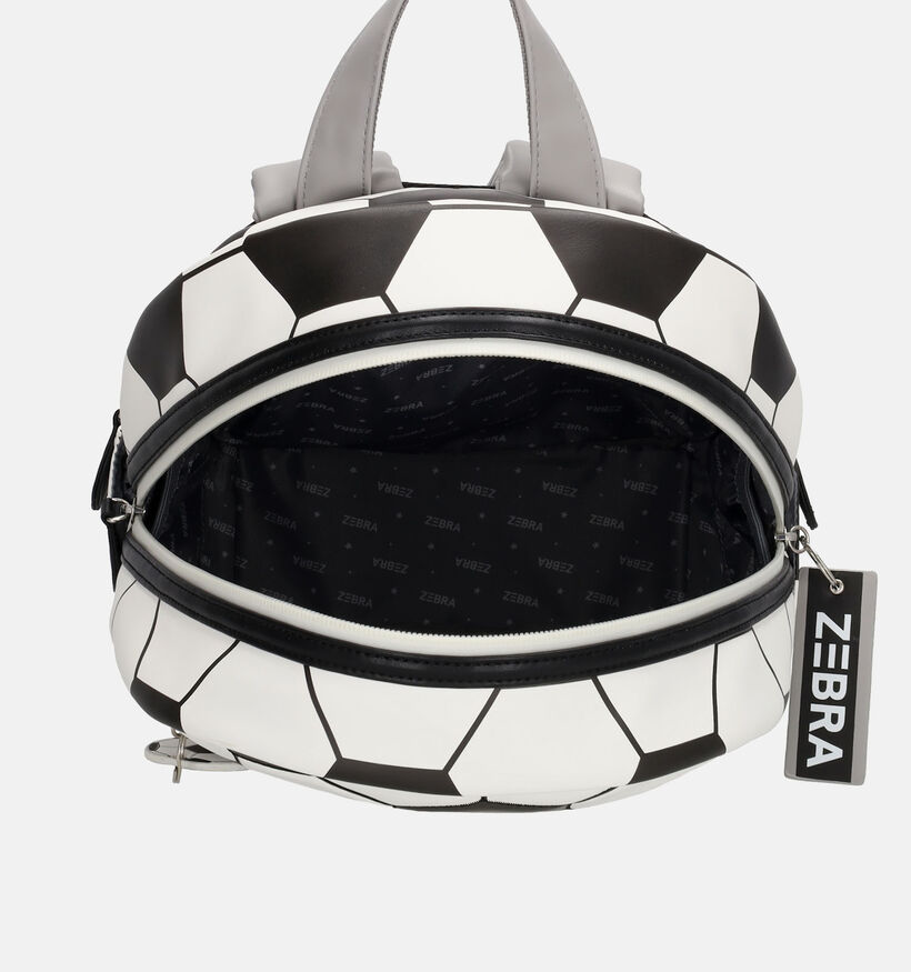 ZEBRA Soccer Sac à dos en Blanc/Noir pour garçons (365079)