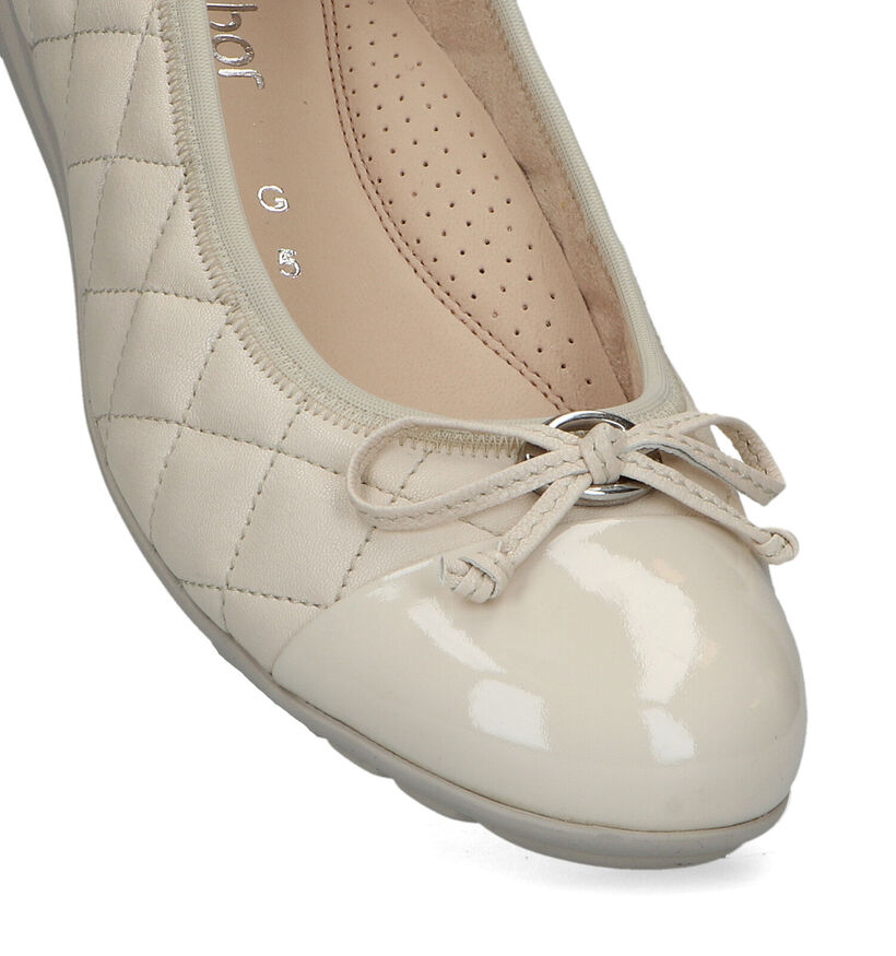 Gabor Easy Walking Ballerines en Écru pour femmes (323251)