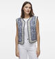 Vila Delphine Blauwe Korte bodywarmer voor dames (353036)