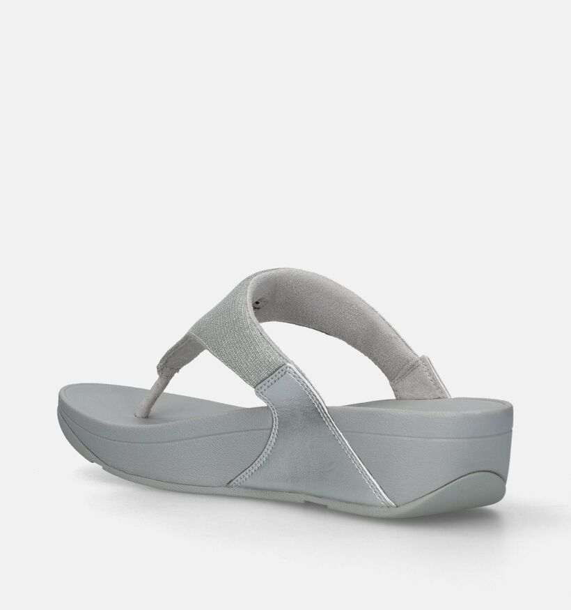 FitFlop Lulu Shimmerlux Tongs en Argent pour femmes (336962)