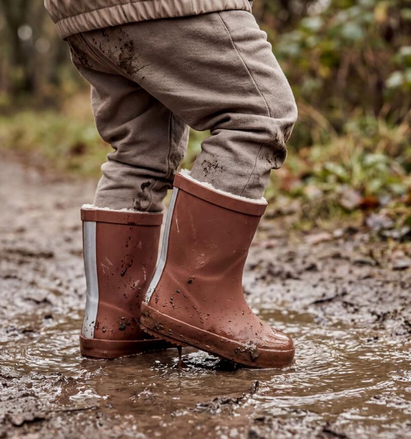 Xplor Rainboot Oudroze Gevoerde Regenlaarzen voor meisjes (360158) - geschikt voor steunzolen
