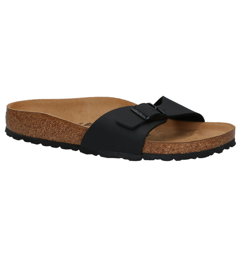 Birkenstock Madrid Birko-Flor Witte Slippers voor dames (338044)