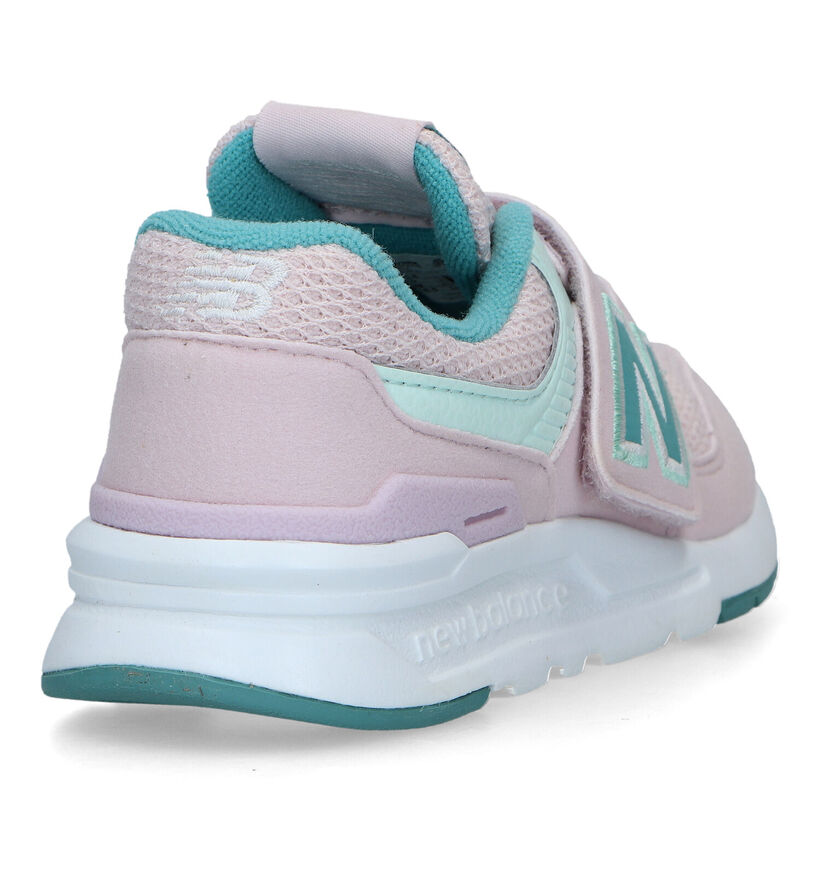 New Balance 997 Baskets en Rose pour filles (319338) - pour semelles orthopédiques