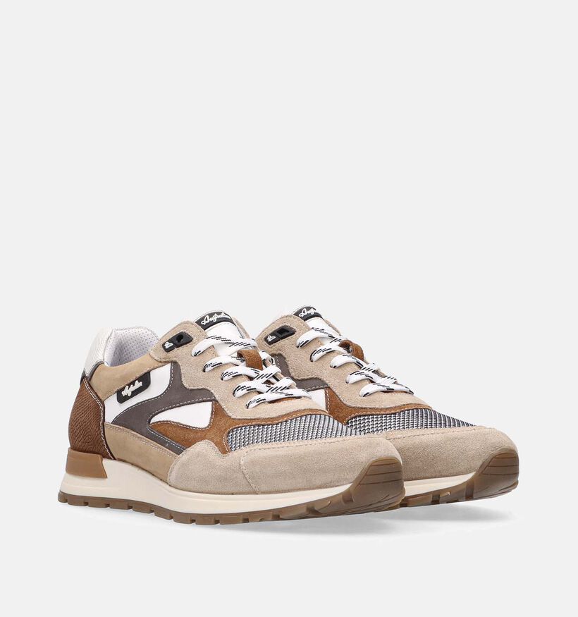 Australian Tiago Beige Veterschoenen voor heren (369694) - geschikt voor steunzolen