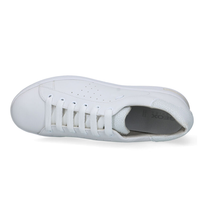 Geox Jaysen Witte Sneakers voor dames (320107) - geschikt voor steunzolen