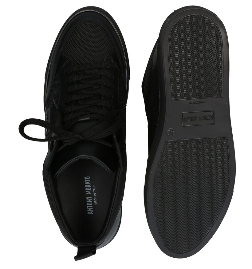 Antony Morato Zwarte Hoge Schoenen in leer (282683)