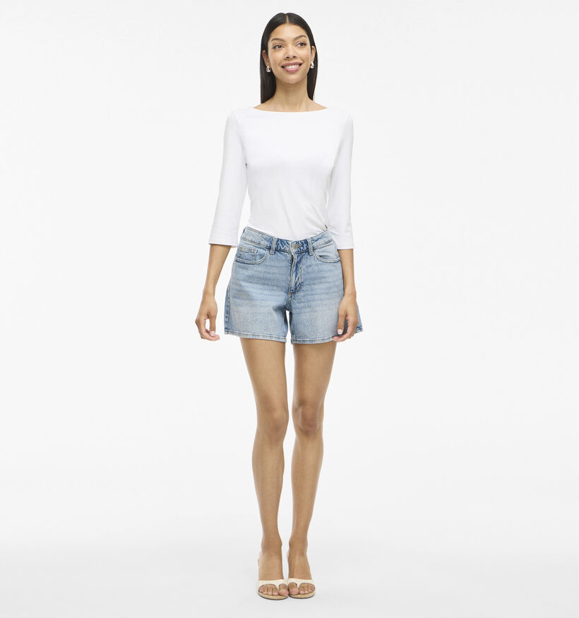 Vila Jaf Short en Bleu pour femmes (368120)