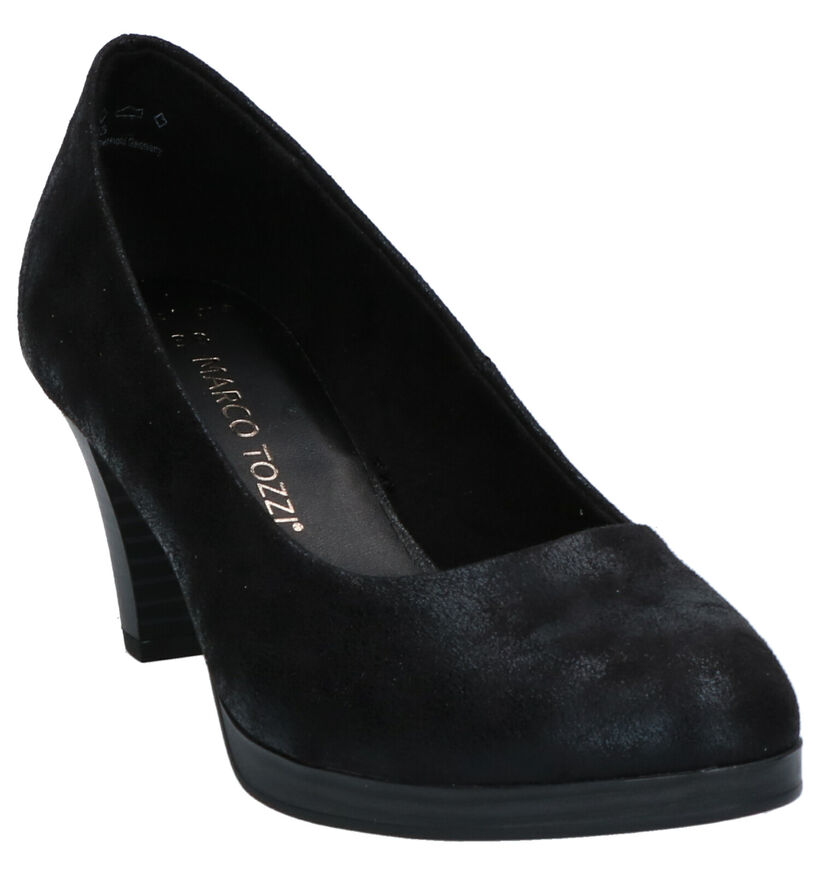 Marco Tozzi Zwarte Pumps in stof (253767)