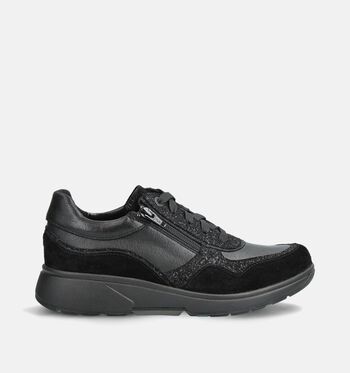 Xsensible Stretchwalker Lage schoenen Zwart