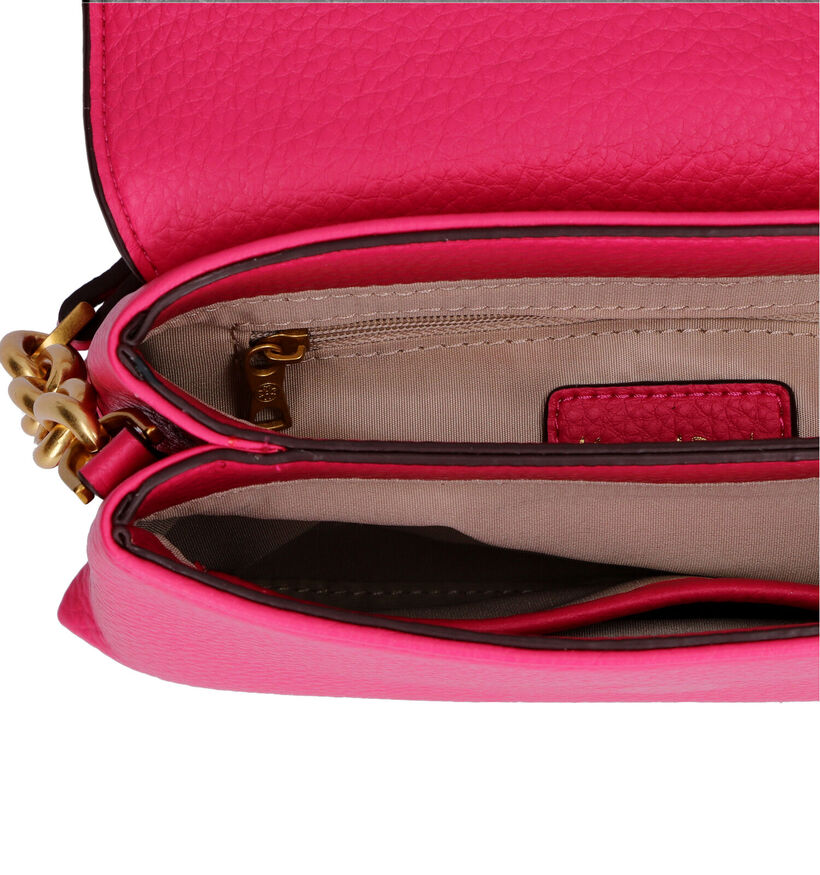 Kisses of Pearl Chloe Sac porté croisé en Fuchsia pour femmes (325254)