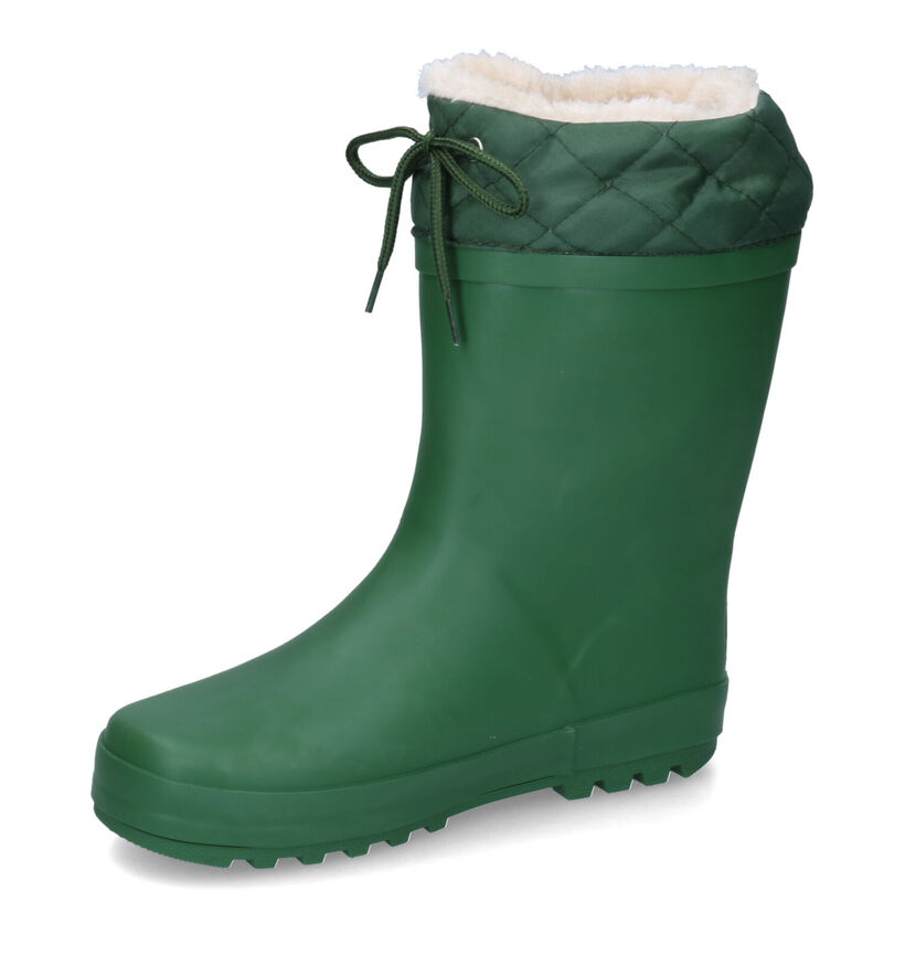 Xplor Rainboot Collar Fur Bottes de pluie en Noir pour garçons, filles (326387) - pour semelles orthopédiques