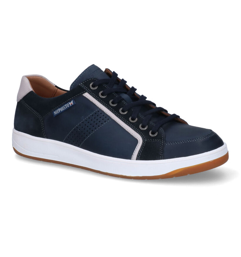 Mephisto Harrison Grizzly Chaussures à lacets en Bleu (307315)