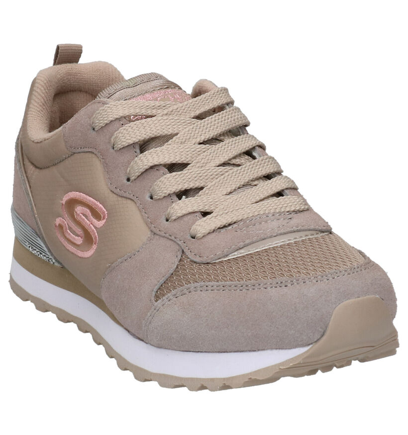 Skechers Gold'n Gurl Baskets en Bleu en daim (293947)