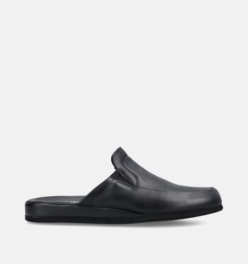 Rohde Pantoffels Zwart/Bordeaux