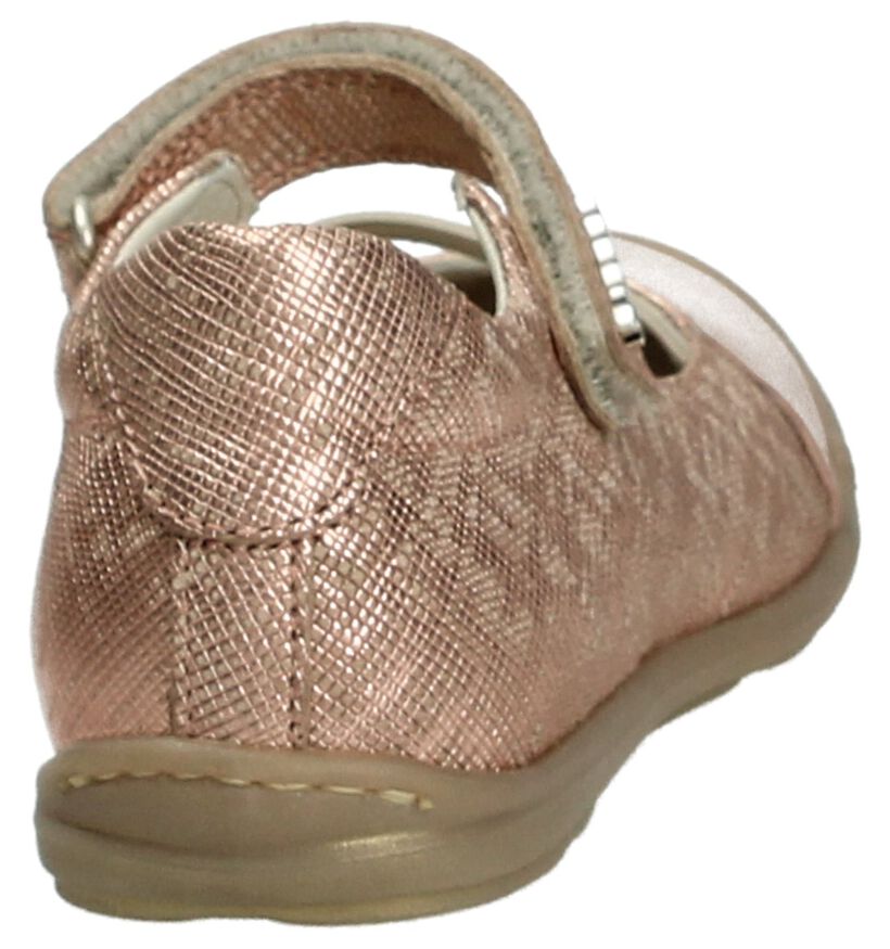 STONES and BONES Ballerines en Or rose en cuir (171340)