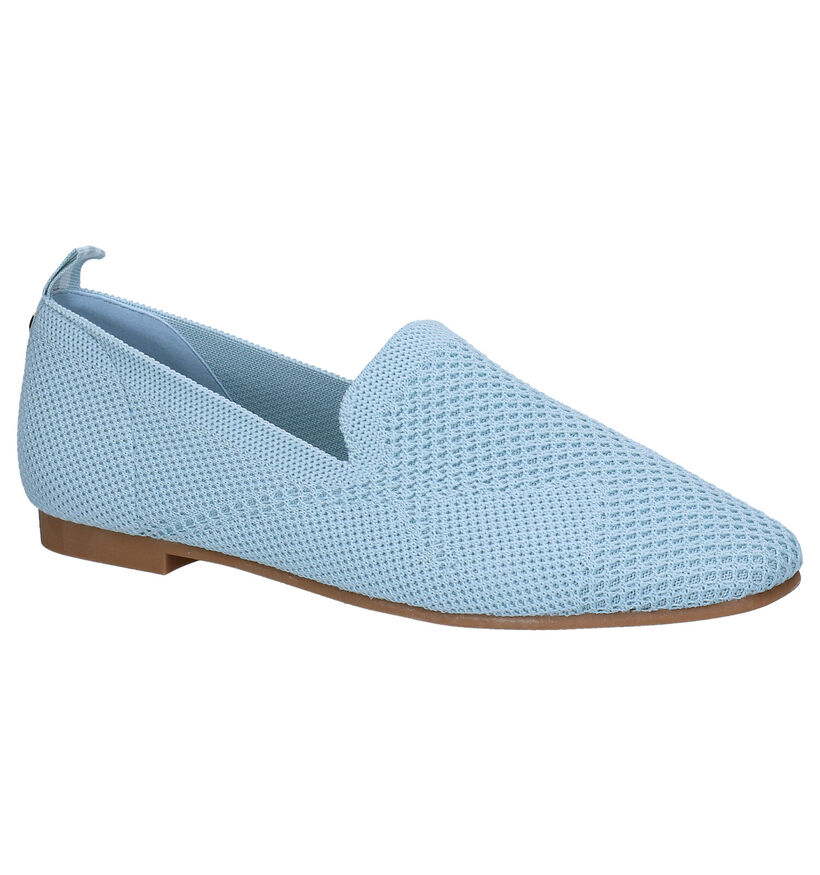La Strada Witte Loafers in stof (289559)