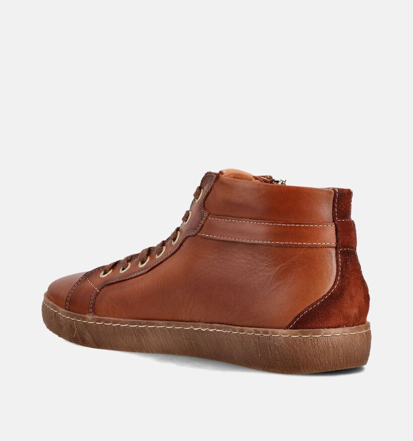 Pikolinos Lanzarote Baskets montantes en Cognac pour femmes (379225) - pour semelles orthop&eacute;diques