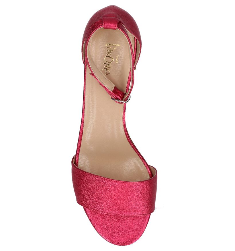 Via Limone Sandales en Rose fuchsia en cuir (218748)